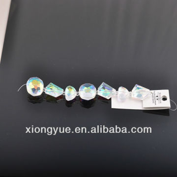 wholesale 7 inches crystal decoration bead string hotsale in craft store