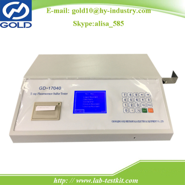 X-ray Method Sulfur Content Analyzer