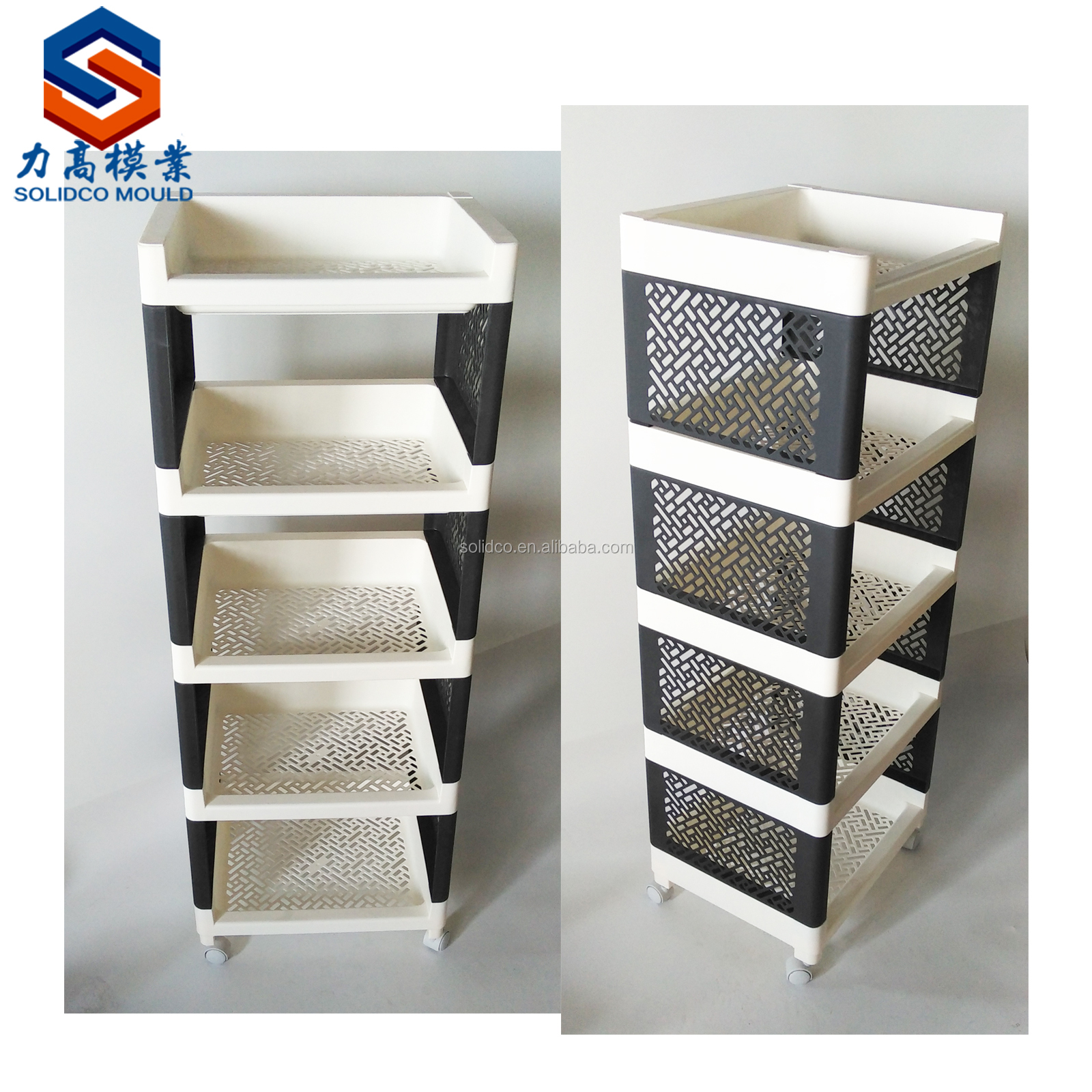 High Quality Kitchen Rack Shelf Plastic Mould, Rack Mould