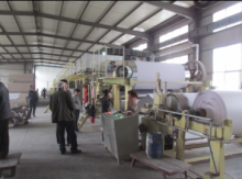 Lineboard paper conversion coating machine