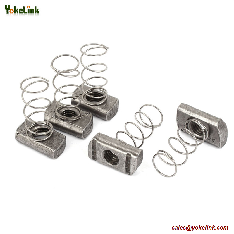 TUERCA CON RESORT ZINCADO GALVANIZADO