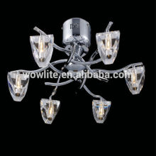 6 Lights crystal vaulted ceiling lighting X1190-6