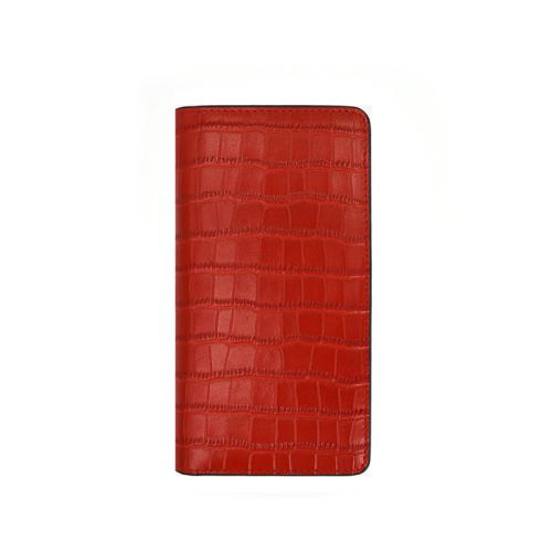 Luxury Crocodile Pattern Leather Flip Wallet Phone Case