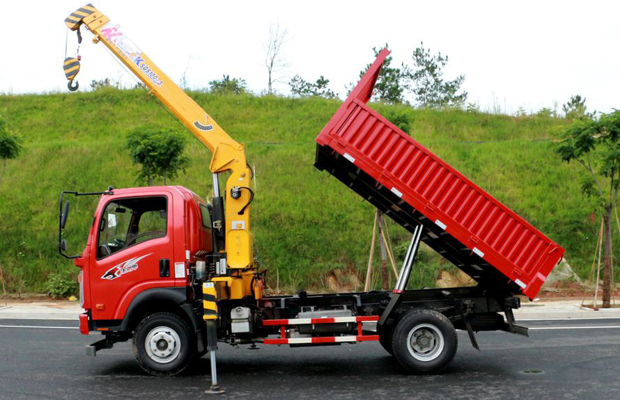 tipper crane truck 2