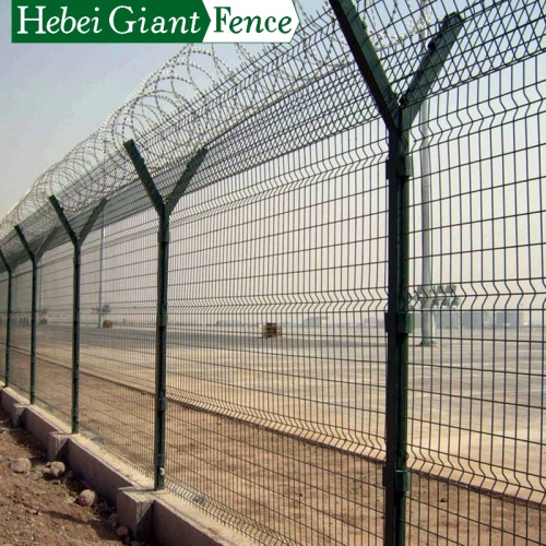 High Quality Power Coated Welded Airport Fence