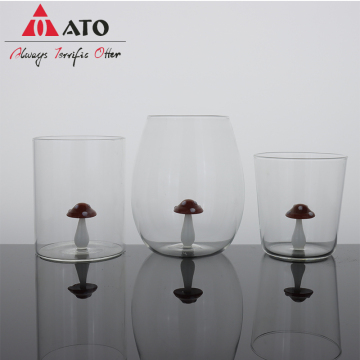 Water Glass Cup Design mushroom Glass Beer Mug