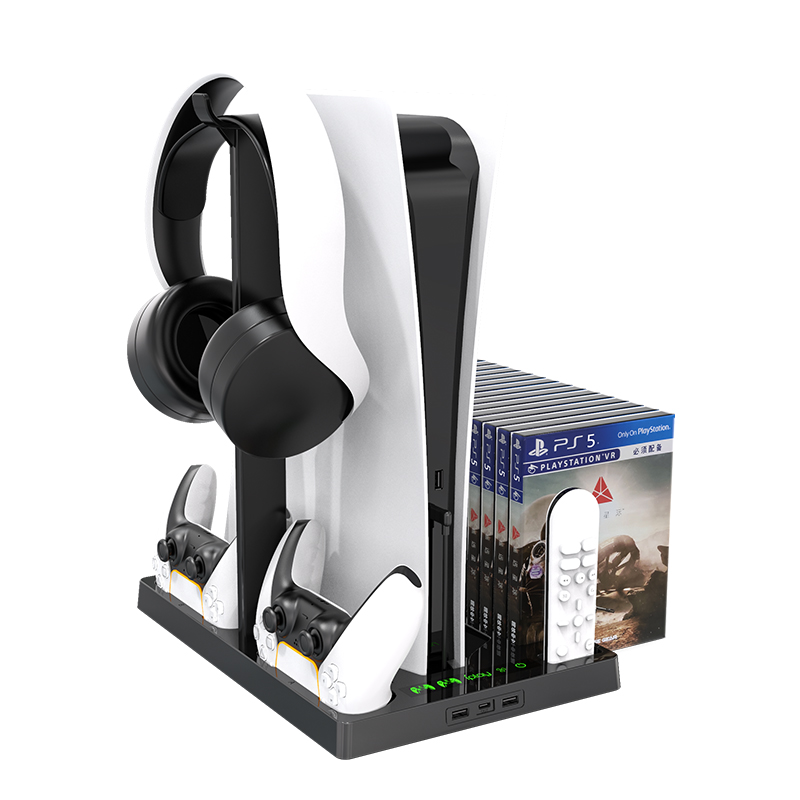 PS5 Vertical Stand With Headset Holder 