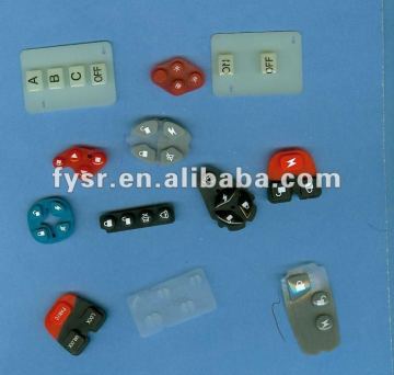 alarm systerm silicone rubber keypad