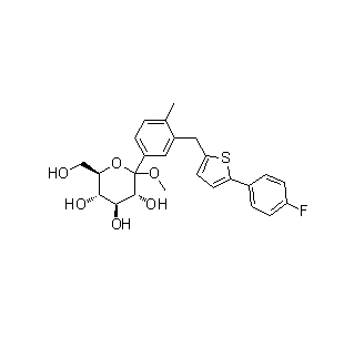 High Purity Micronized Canagliflozin Intermediates CAS 1030825-21-8