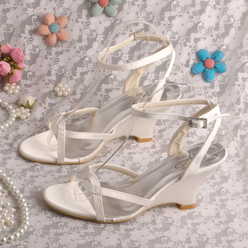 Ladies Wedge Bridal Wedding Sandals