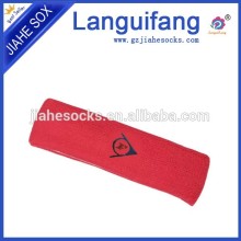 Custom logo terry cotton sweatband sports headband