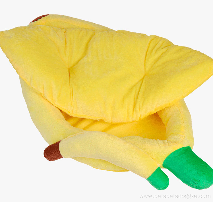 Pet bed winter warm nest pet banana bed