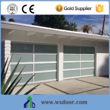 commerical frosted glass sectional garage doors/aluminum glass garage doors/insulated glass garage doors prices