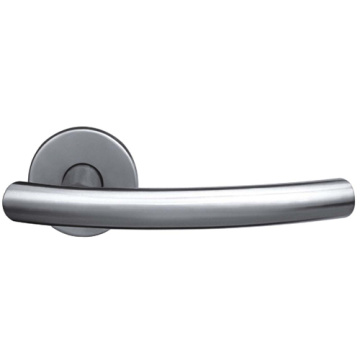 Modern Simple Door Lever Handles with Round Rosette