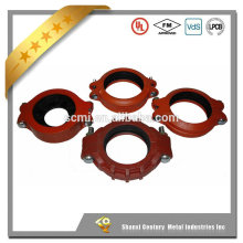 ISO Certified Ductile Iron Grooved Fitting Rigid Coupling