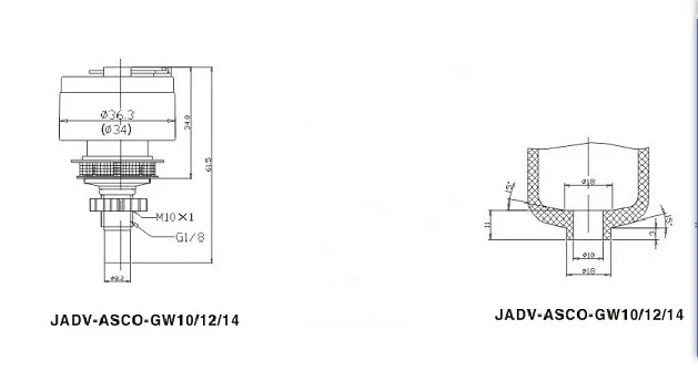 Jadv-Asco-Gw Series Auto Drain Valve for Filter Asco