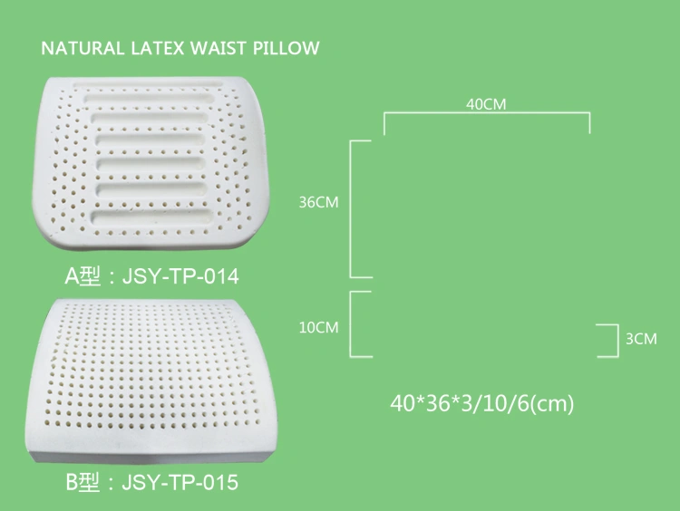 Comfortable Wave Shape Waist Support Natural Memory Foam Latex Pillow