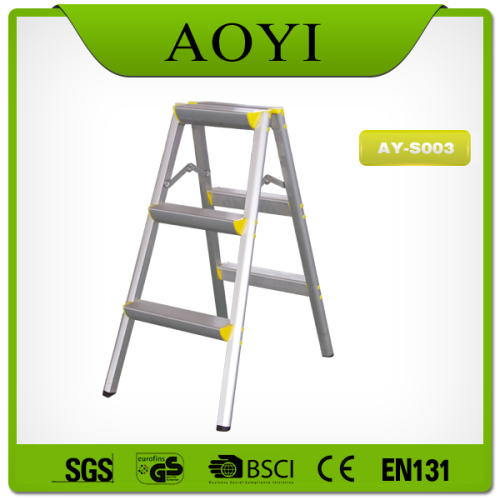 Aluminum folding step stool