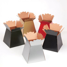 Unique cardboard corrugated shipping box for flower