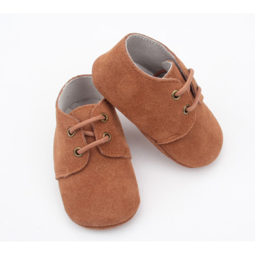Oxford Style Leather Soft Sole Wholesale Baby Shoes