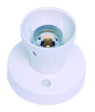 E27 Lamp Holder, Home Skirt, 3 Terminals