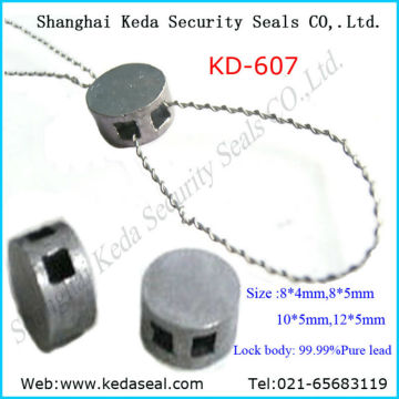 lead seal lead disc with sealing wire for electric and water security KD-607