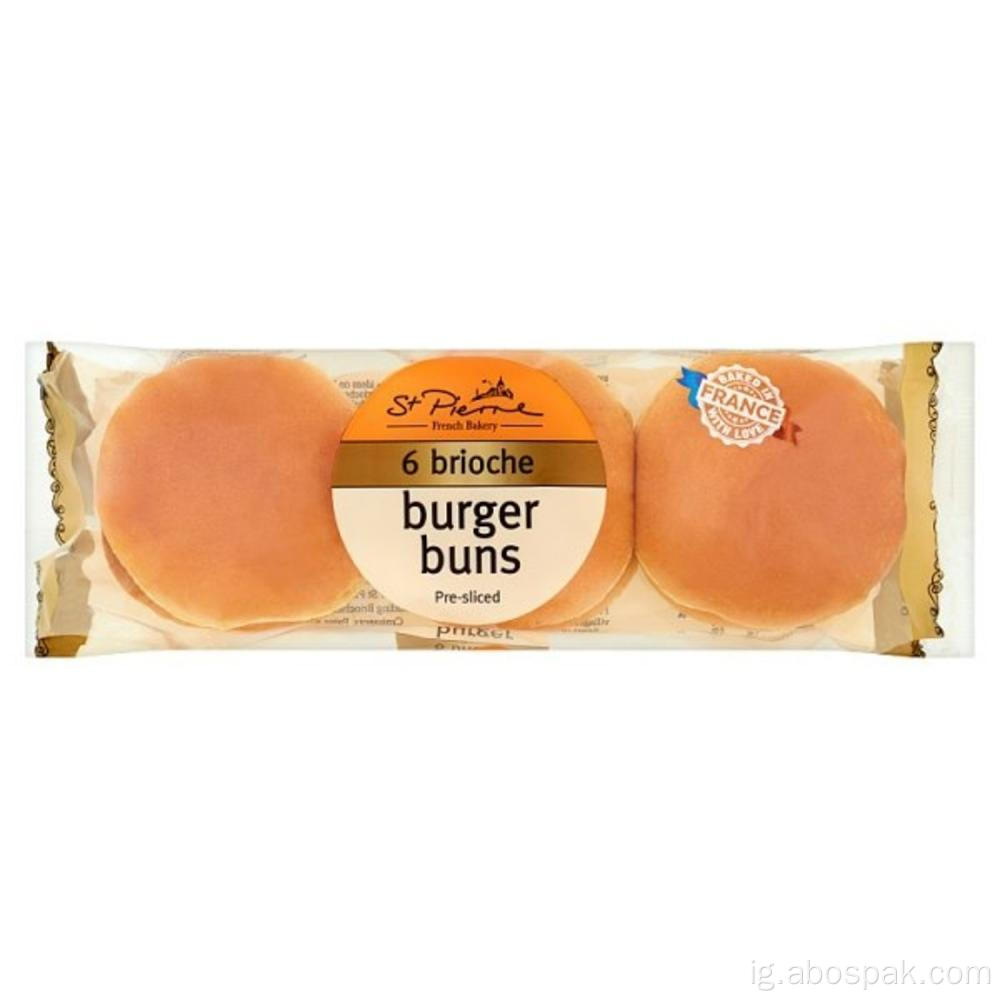 akpaka burger buns na-ejuputa igwe na-akpụkọ ihe