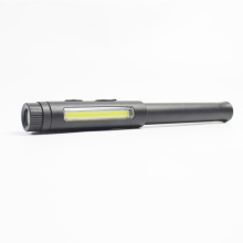 COB Pen Work Light: 5-Mode Rechargeable Type-C Flashlight with Rotating Magnet Pen Clip and Portable Design
