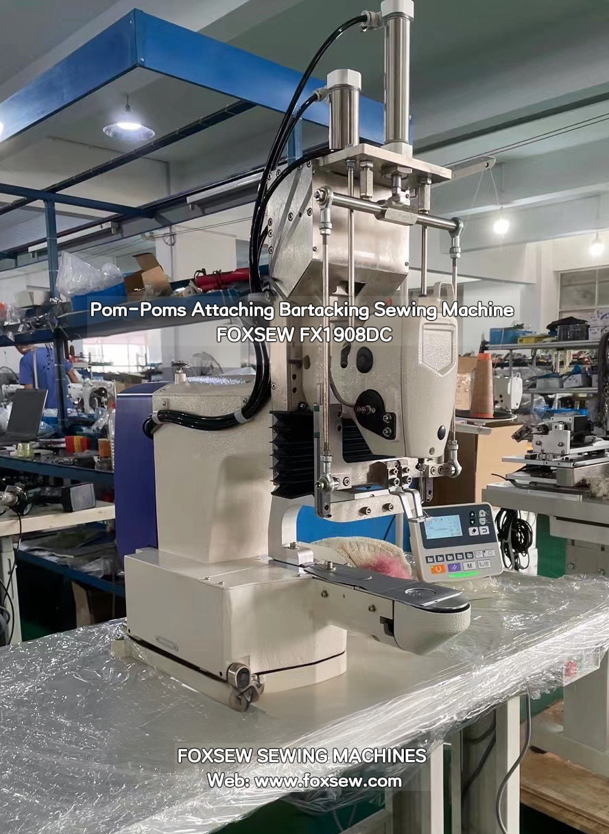 Pompom Bartacking FOXSEW FX1908DC -3 Pompom Bartacking FOXSEW FX1908DC -3