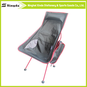 super aluninum light weight foldable camping chair headrest