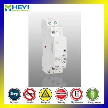 Air Conditioning Magnetic Contactor Auto Household Contactor 2p 16A 24V 1no 1nc