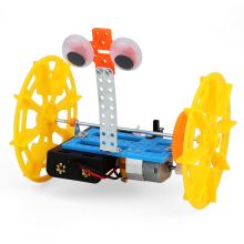 Science and Technology DIY Two-Wheeled Balance Car Robot Toy Bag for Students and Children