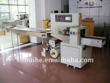 Speedy Packing Machinery/ biscuit, chocolate, candy, bread, instant noodle,cultery,paper towel,pasta packing machine