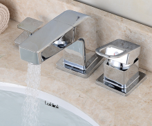 Floor Standing Spout Shower Faucet Brass Bathtub Shower Mixer