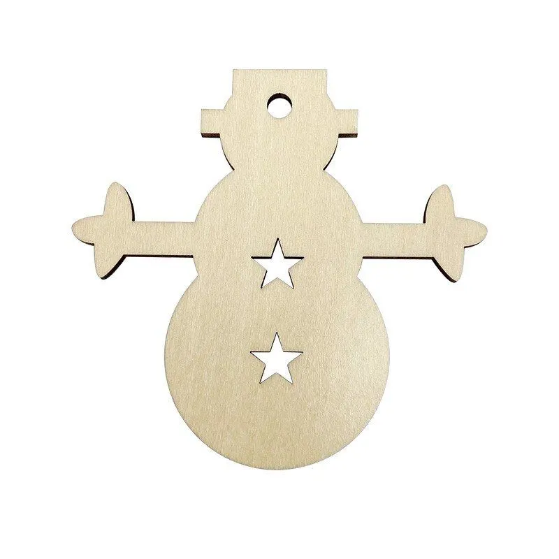 Wholesale Sublimation Blanks Custom Christmas Tree MDF Craft Hanging