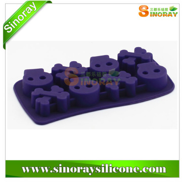 Best selling silicone christmas chocolate mould