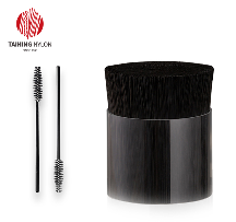 Black PBT brush filaments mascara brush fibers