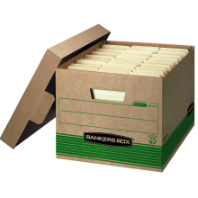 Corrugated Fold-able Paper Archive Bankers Boxes - Strength Focus