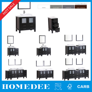 Homedee Modern Wooden Bathroom Mirror Cabinet