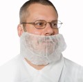 Tek kullanımlık PP Dokuma olmayan sakal örtü iki kulak ilmek