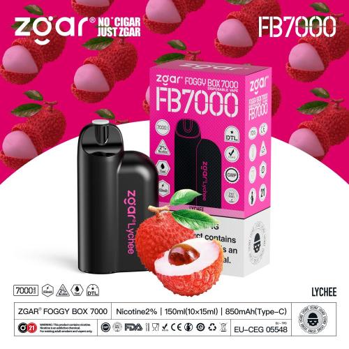 Zgar Foggy Box 7000 Electronic Sigigette Vape