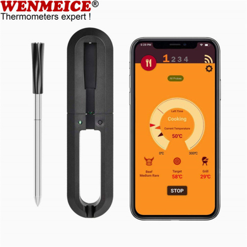 100% Wire Free Bluetooth and Wifi Meat Thermometer