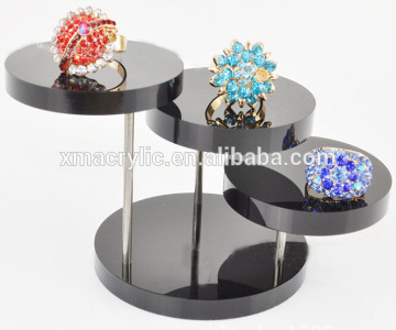 Clear acrylic jewelry display stands