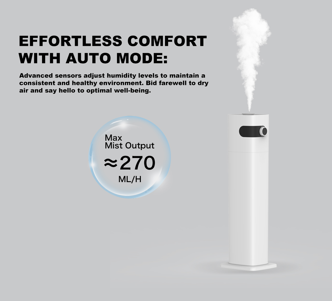 HTJ-2501A humidifier mist output HTJ-2501A humidifier mist output