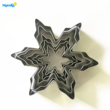 Stainless steel 5pcs Set Snowflake Cookie Cutter Set