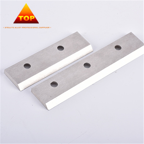 Three Hole Cutting Blade Stellite 6B Cutter Blade For Cutting Carbon Fiber Fabric