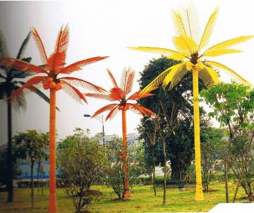Outdoor Christmas Tree Light Decoration - LED Coconut Palm Tree Lights for Scenery