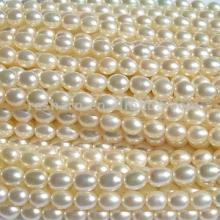 White Rice Pearl Strands