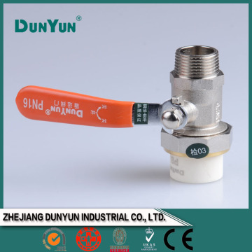 Lever handle full bore floating ball valve