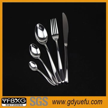 Rainbow plastic handle stainless steel tableware with stainless steel tableware